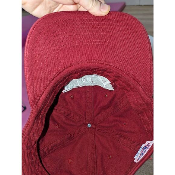 Vintage University Of Arkansas Three Bar Baseball Cap Hat 90's - Picture 8 of 11